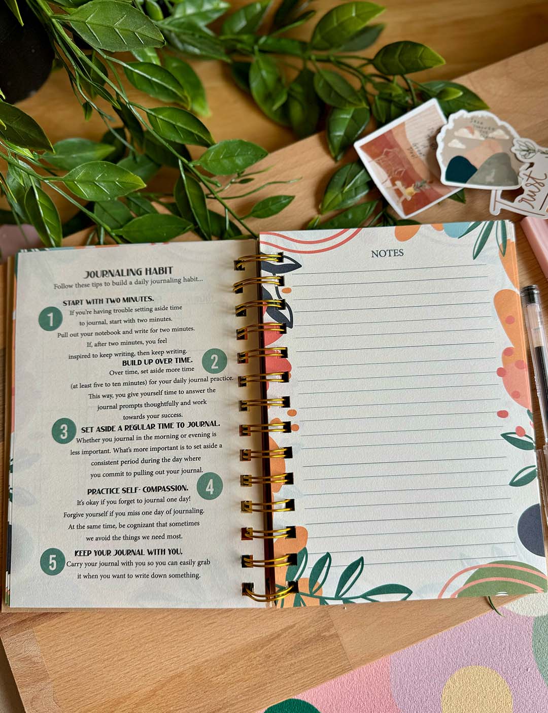 Motivational Quotes " Drowning but growing" Planner 2025