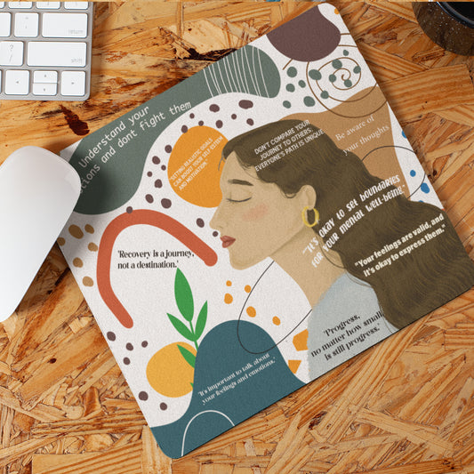 Mental Health Mouse pad , Desk Accessories , Office Accessories