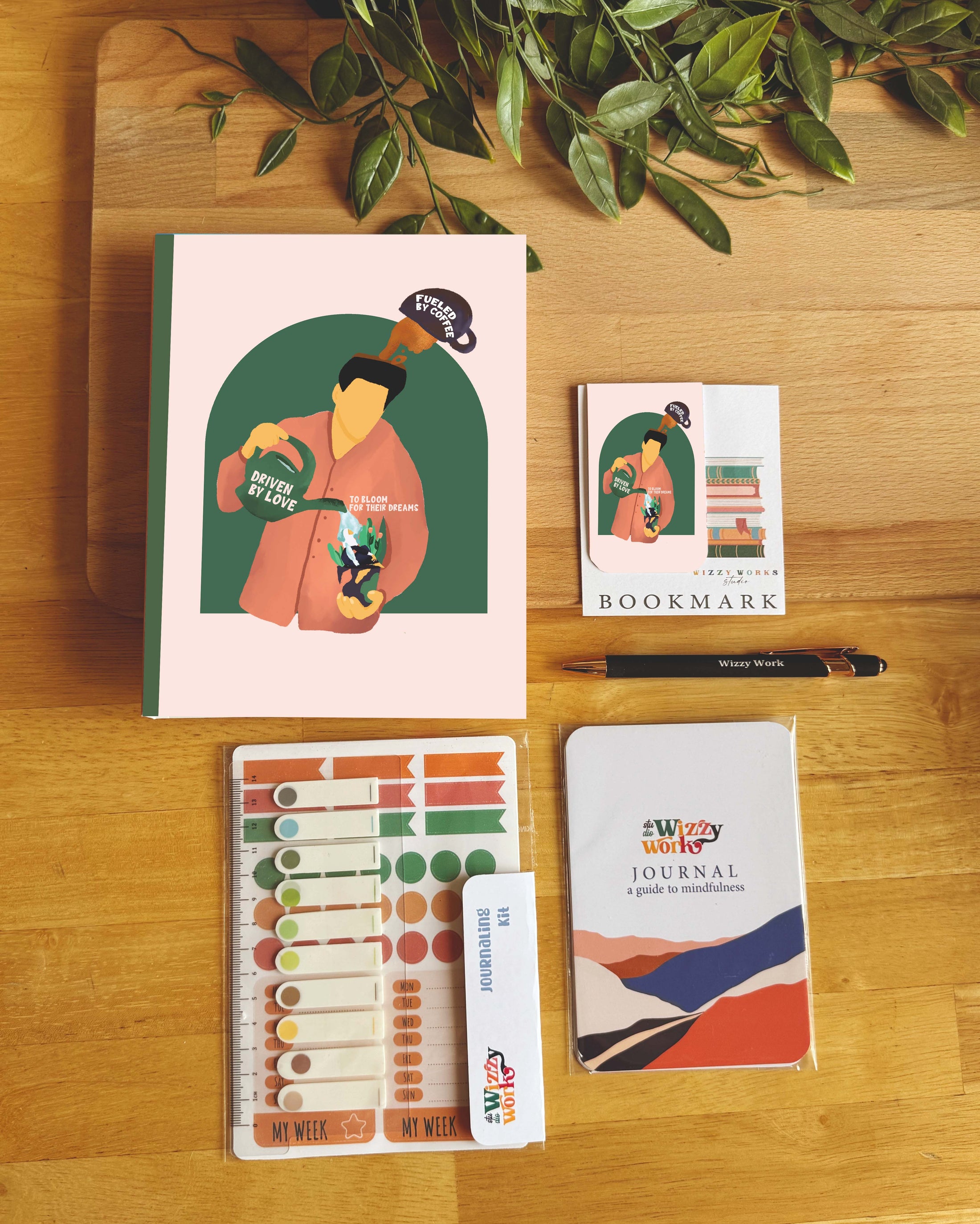 Fueled by coffee Motivational Journaling Kit