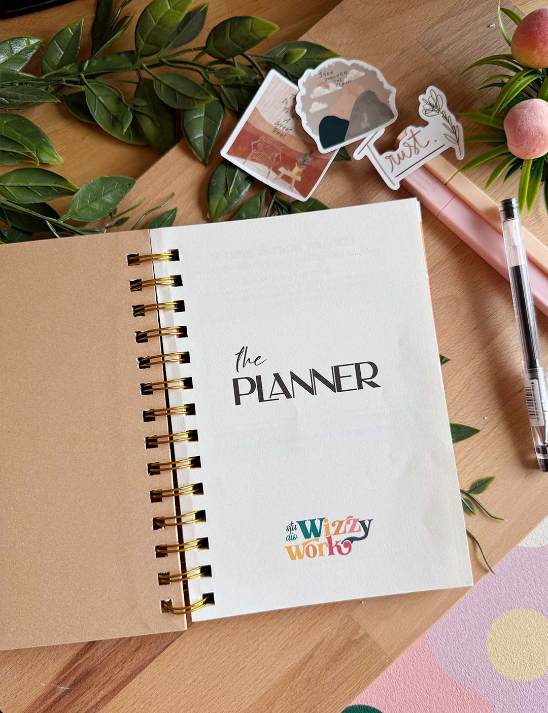 Motivational Quotes " Drowning but growing" Planner 2025