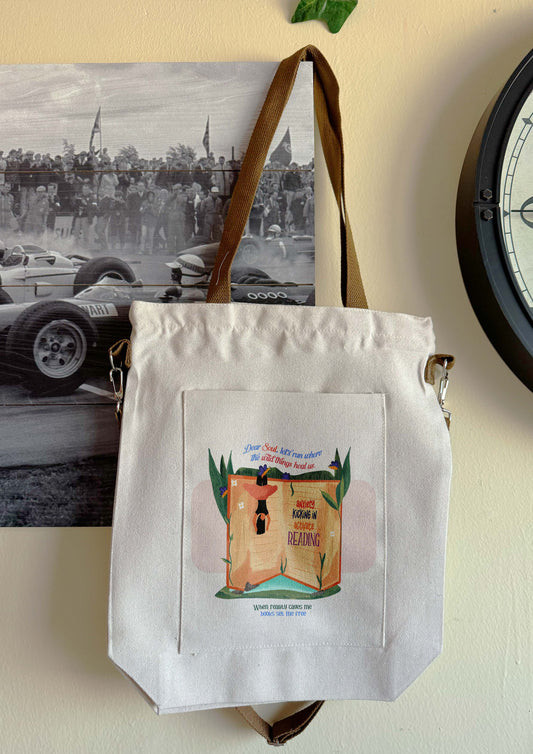 Book lovers, motivational bag