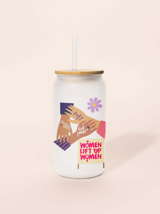Women Empowerment, International Woman day Mug glass