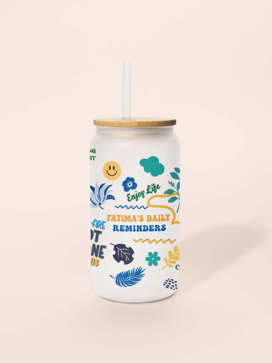 Daily Reminder Mug Glass