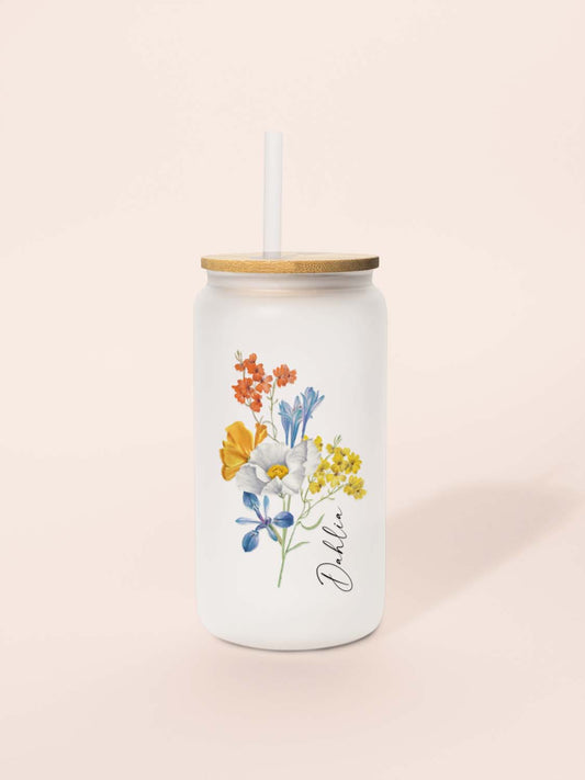 Flower Mug Glass