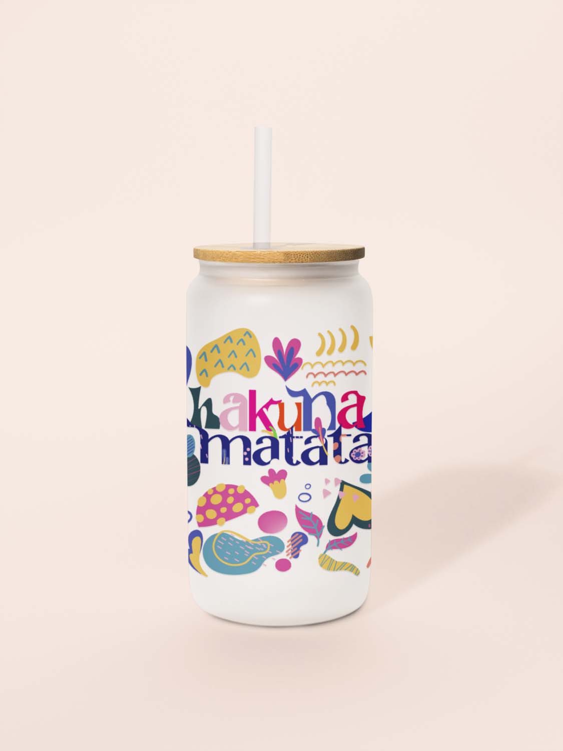 Hakuna Matata , Motivational quotes Mug glass