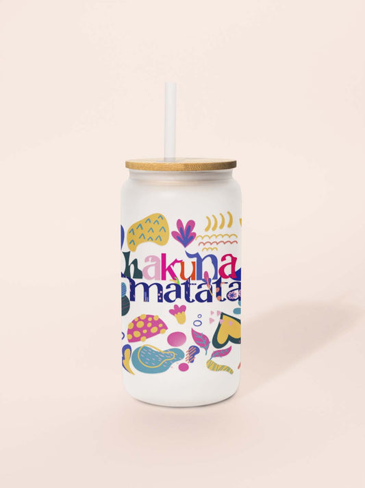 Hakuna Matata , Motivational quotes Mug glass