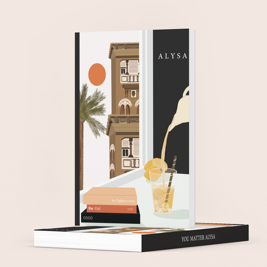 Orange and Books Journaling Kit