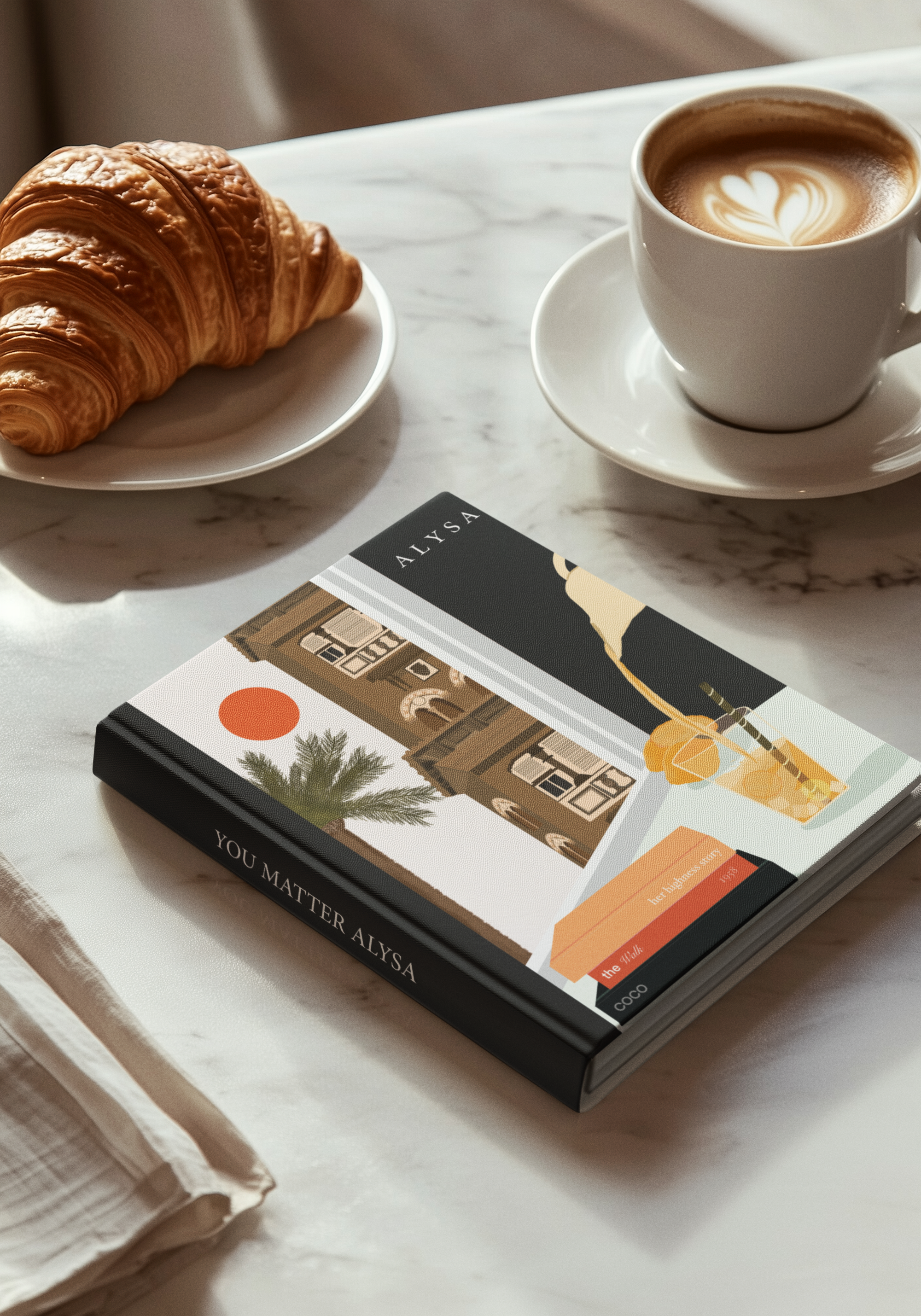 Orange and Books Journaling Kit