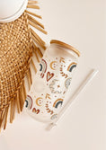 Load image into Gallery viewer, Hearts & Crescents Frosted Mug