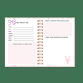 Load image into Gallery viewer, 🎀 Personalized Bow Journal with Stickers – Cute Hardcover Notebook for Kids
