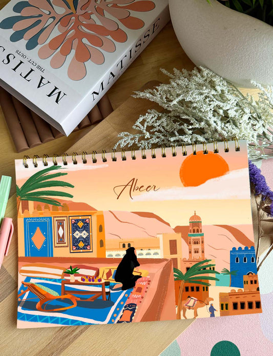 Arab neighborhood Monthly Planner