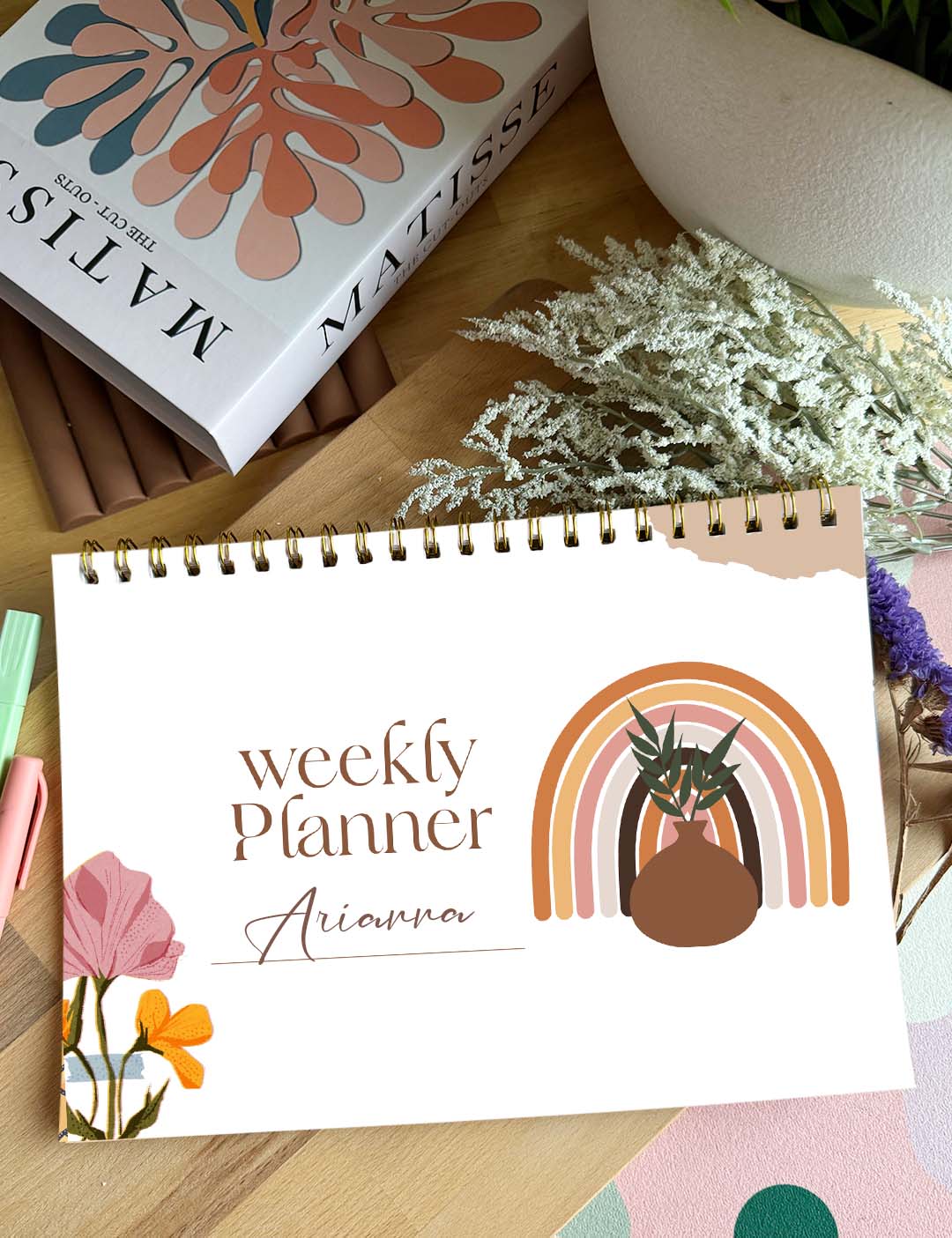 Boho style Weekly Planner