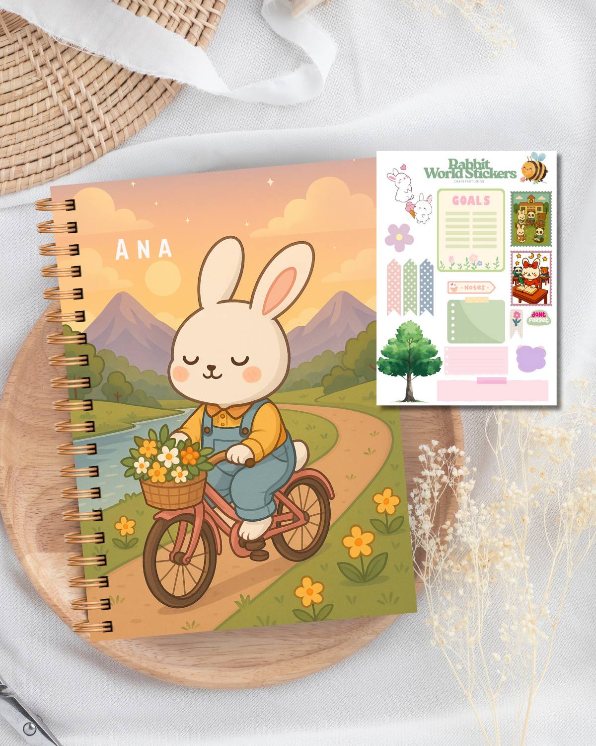 Bunny World Notebook