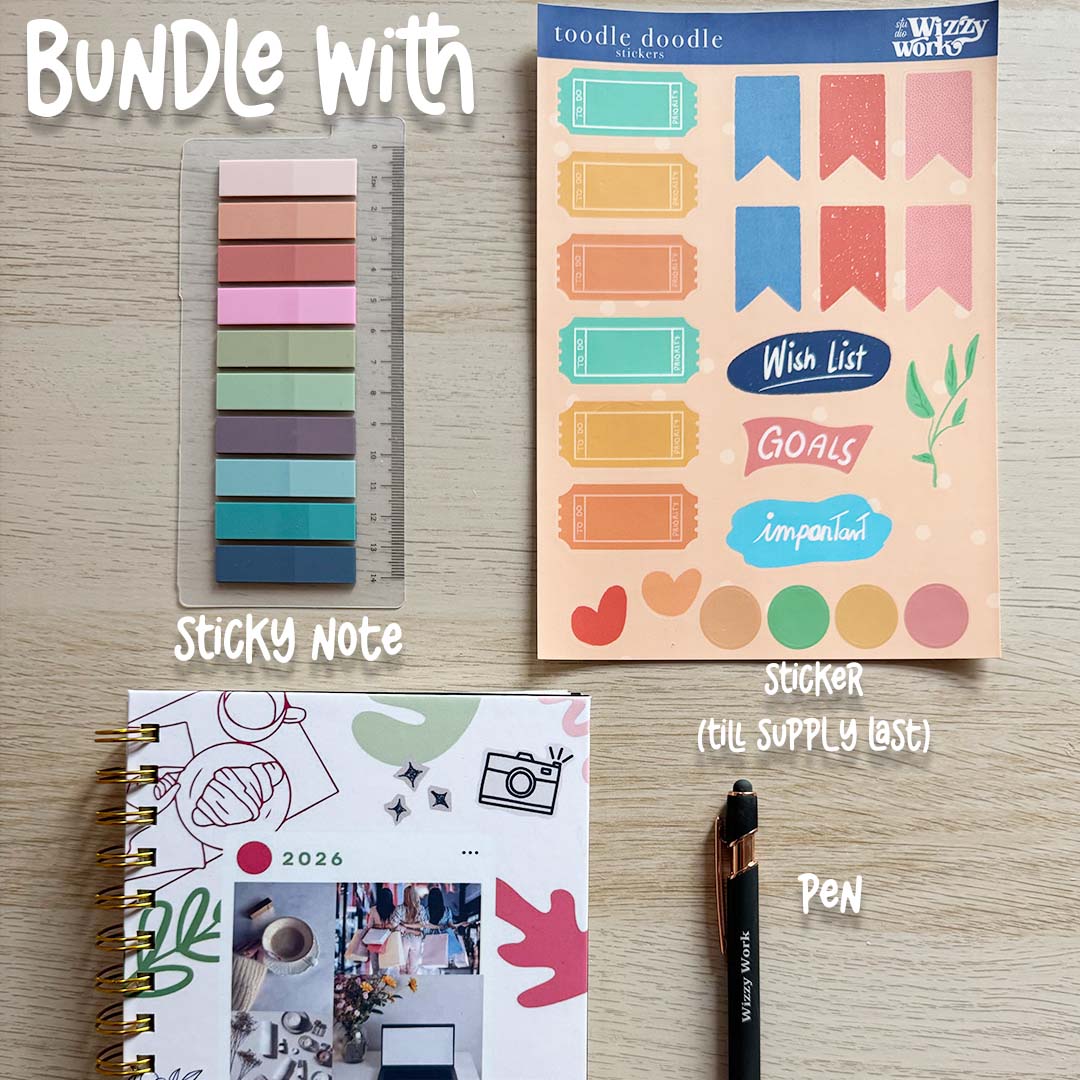 2026 PLANNER ❤️ - DATED COFFEE THEMED