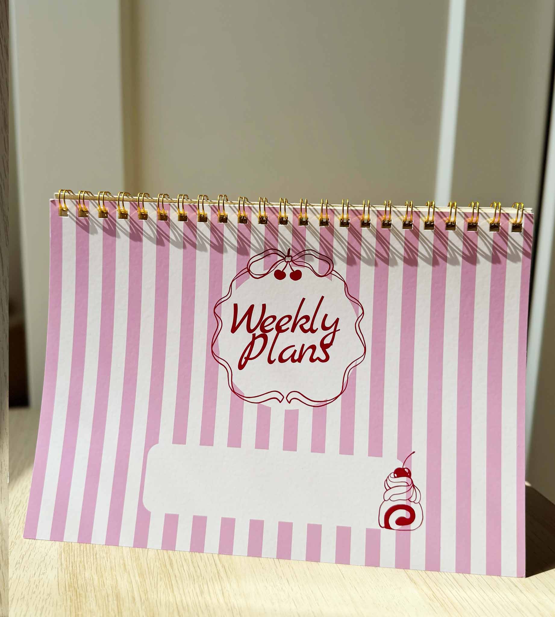 Pink Weekly Planner