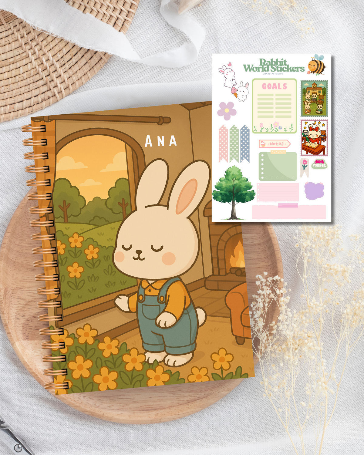 Bunny World Notebook