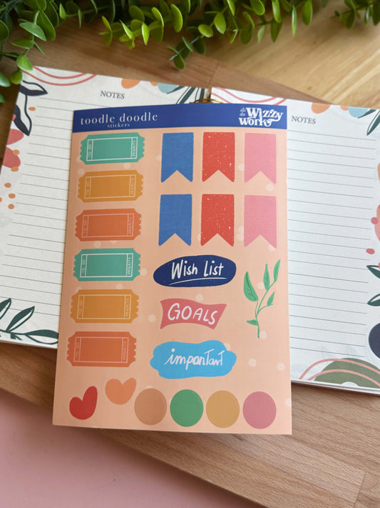 Planner A5 Sticker sheet