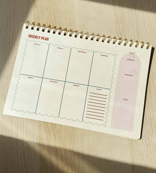 Pink Weekly Planner