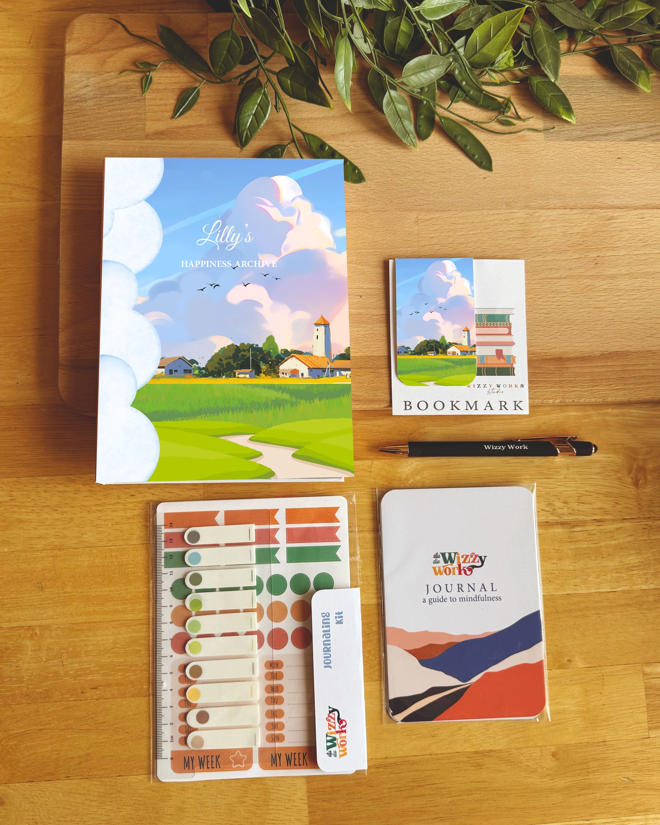 Peace Blank Undated Motivational Journaling Kit