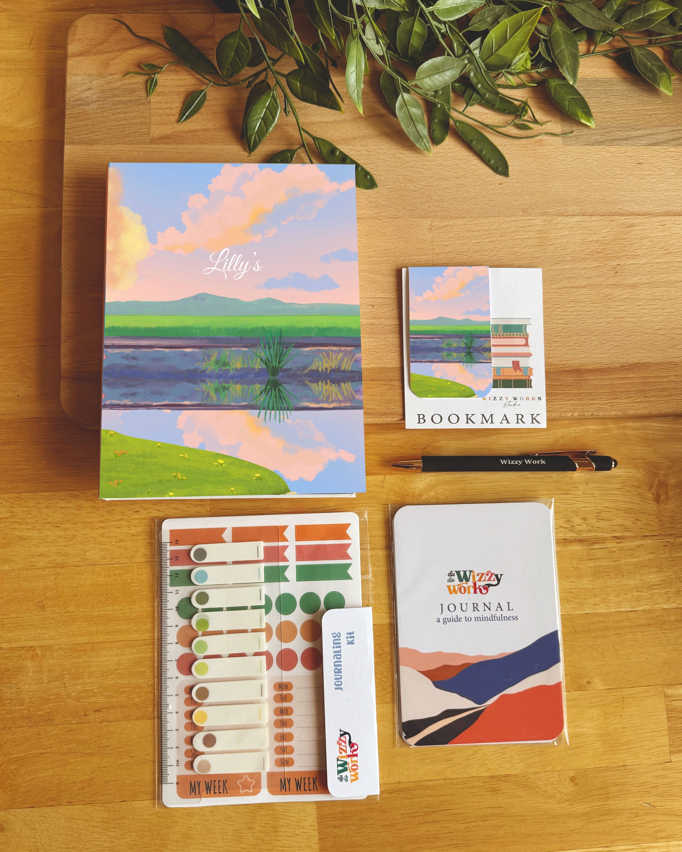 Blank Undated Motivational Journaling Kit