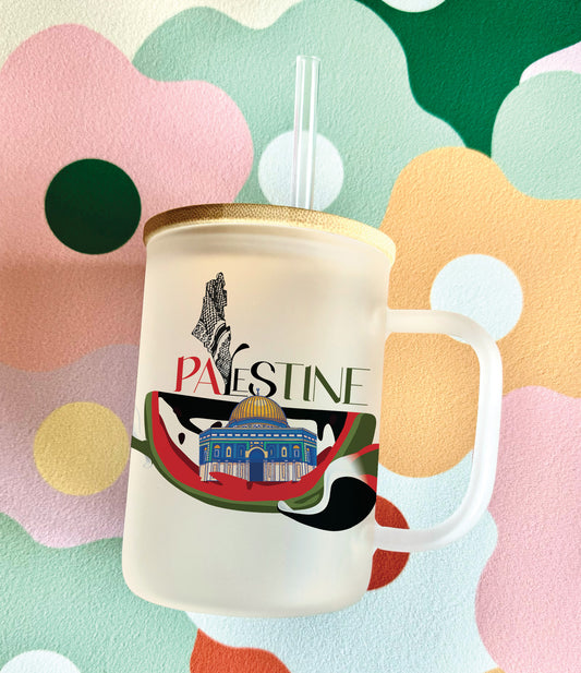 Palestine Mug Glass