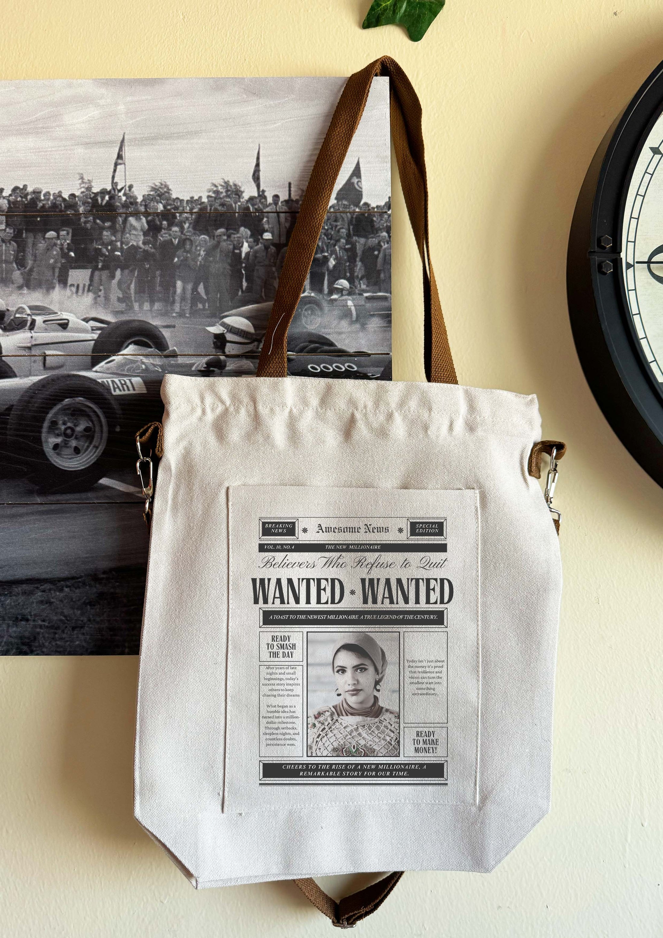 WANTED Personalize TOTEBAG