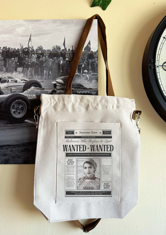 WANTED Personalize TOTEBAG