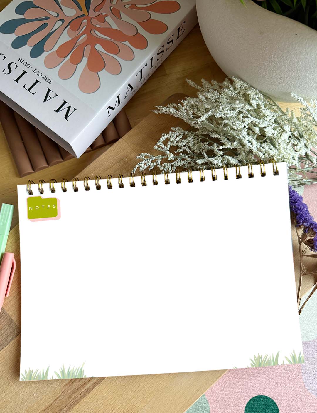 Undated A4 Planner , MONTHLY , WEEKLY NOTES