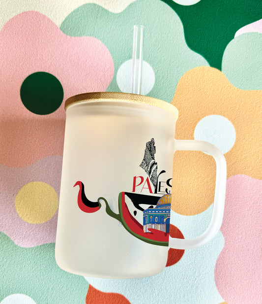 Palestine Mug Glass