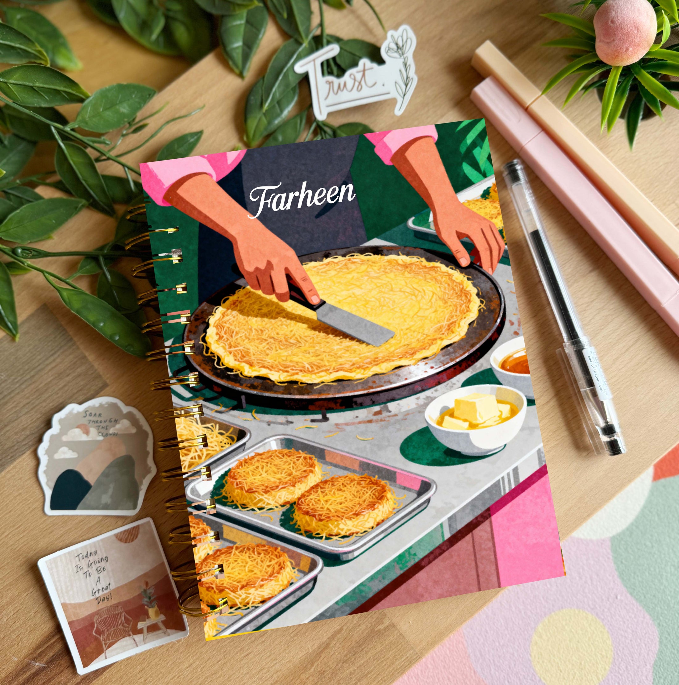 Kunafa Iftar Gratitude Planner