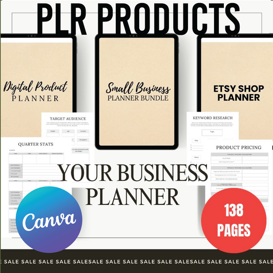 ALL IN ONE BUNDLE BUSINESS PLANNERS | BOOST YOUR SALES AND BE ORGANIZE