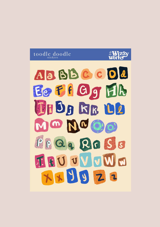 002 Toodle Doodle Sticker Sheet