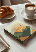 Load image into Gallery viewer, Boho style , Minimalistic Journaling Kit , Journal Lay Flat , Hardcover Journal
