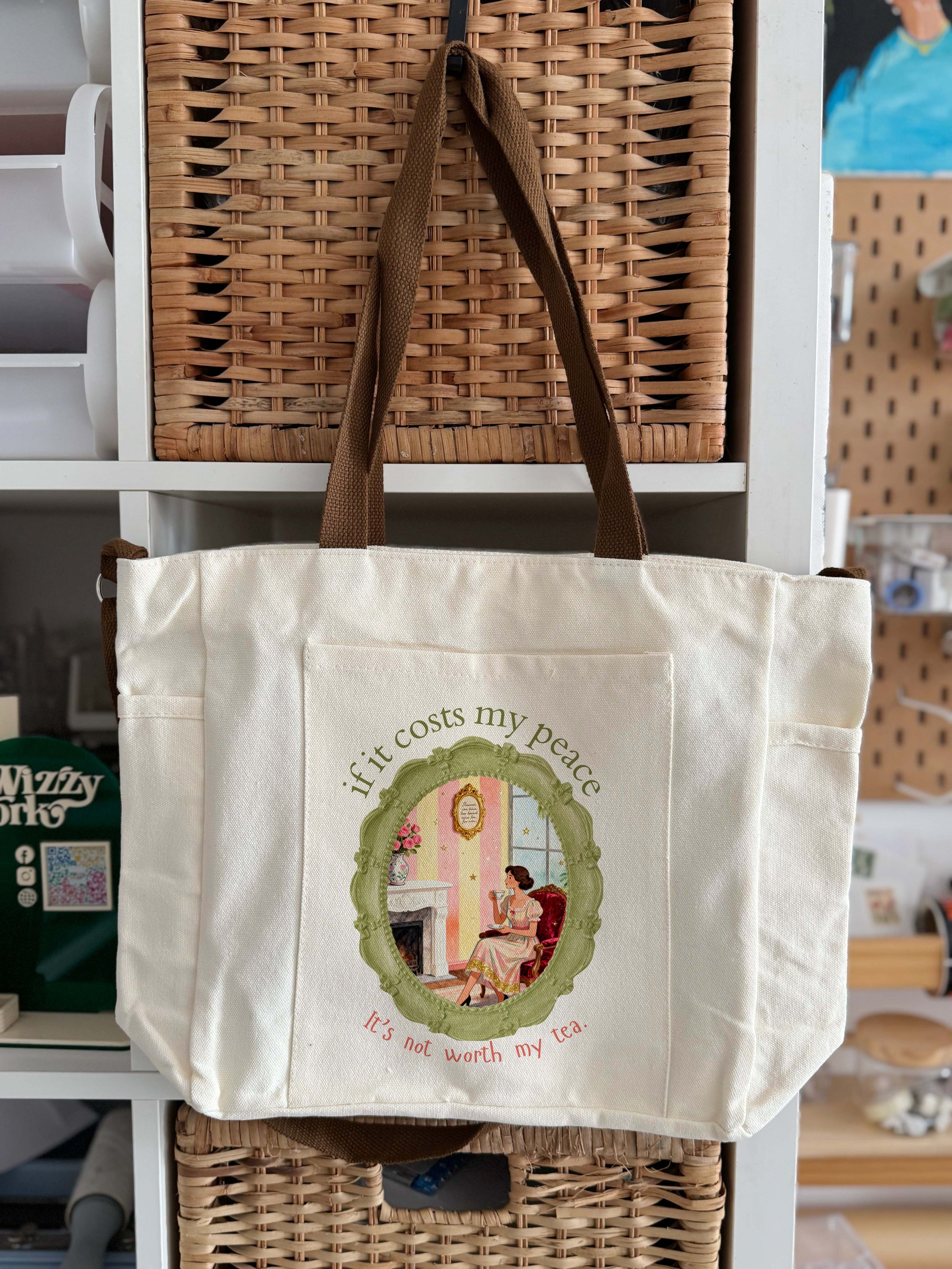 if it cost my peace , its not worth my tea Bag